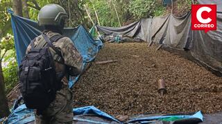 Vraem: Fuerzas del orden destruyen laboratorios y decomisan 640 kilos de droga