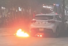 Trujillo: Presunto extorsionador se quemó al intentar incendiar un vehículo
