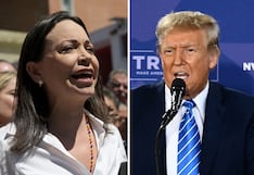 Donald Trump dice que analizará una posible presidencia de Machado en Venezuela