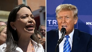 Donald Trump dice que analizará una posible presidencia de Machado en Venezuela