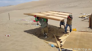 Ica: desalojo pacífico y garantizan protección del Área de Conservación Regional Laguna de Huacachina