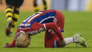 Arjen Robben se perderá partido contra el Barcelona por lesión