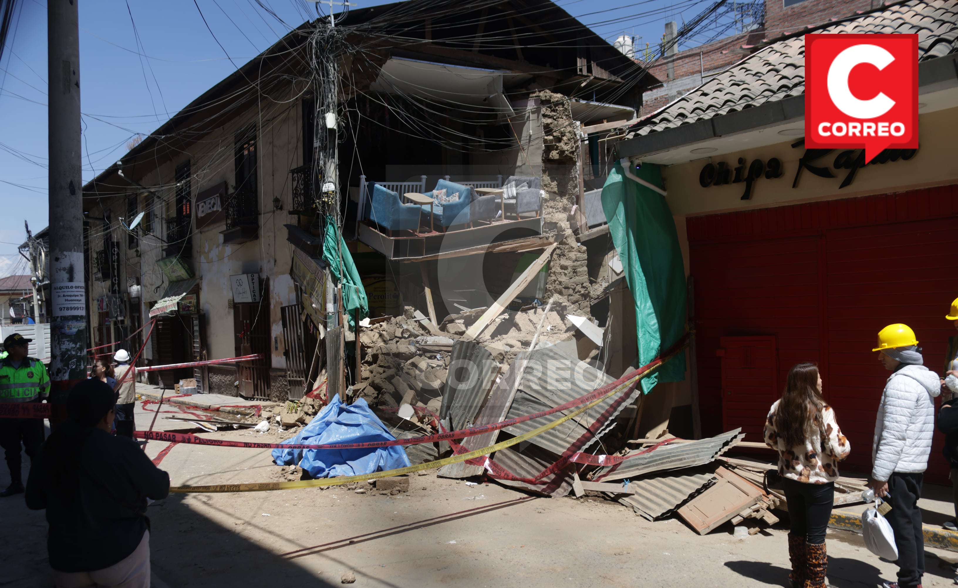 Dirección de Cultura buscan conservar estructura de casona colapsada en Zona Monumental de Huancayo