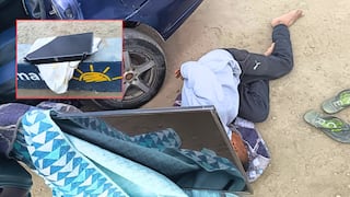 Arequipa: Capturan a presuntos ladrones que robaron televisores en La Punta, Camaná (VIDEO)