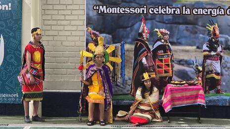 Estudiantes del Montessori School recrean el Inti Raymi, en Arequipa (VIDEO)
