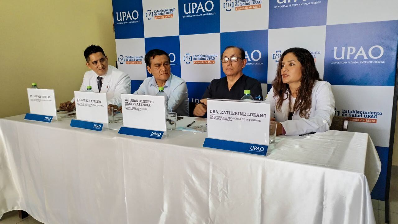 Las intervenciones se realizará entre la UPAO, como resultado de la alianza estratégica con la ONG Go Med (Canadá), la red de hospitales americanos MultiCare y el apoyo de la Municipalidad de Florencia de Mora.
