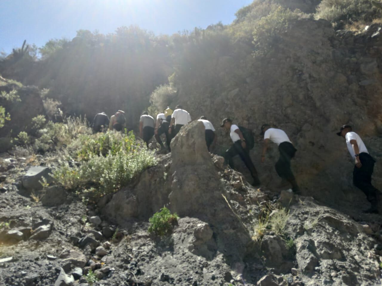 Rescatistas acudieron al llamado de auxilio. (Foto: Difusión)