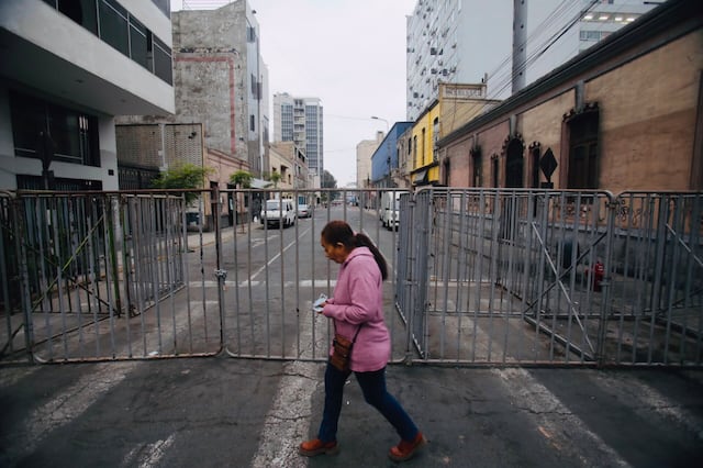 Centro Histórico de Lima: restringen circulación vehicular hasta el lunes 15