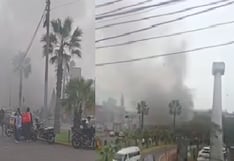 Cercado de Lima: Incendio en galería genera alarma cerca de Plaza Unión