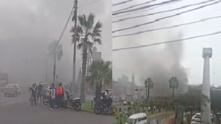 Cercado de Lima: Incendio en galería genera alarma cerca de Plaza Unión