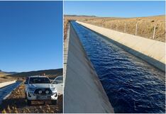Ica: aperturan compuerta en la represa Choclococha para el riego de campos agrícolas