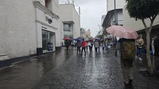 Lluvias persistirán en la parte alta de la región Arequipa hasta el martes 18