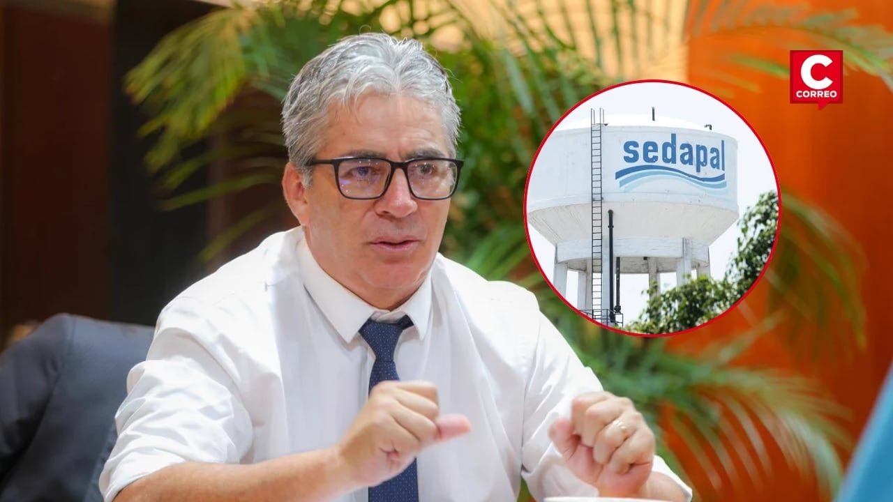 Ministro de Vivienda anuncia reestructuración de Sedapal desde el 4 de septiembre. Composición: Diario Correo.