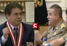 ¡Tensión en el Congreso! Fiscal de la Nación le pide al jefe de la PNP que “aprenda a discutir amigablemente”