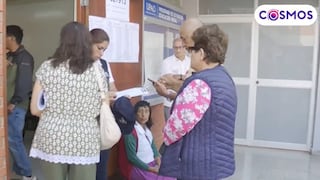 Elecciones Generales 2026: Mujer espera sentada en un balde mientras se instalaba mesa de sufragio