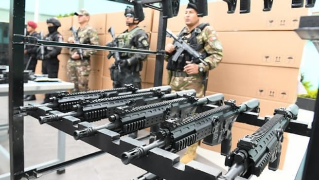 Más de 7 mil fusiles fueron adquiridos para la Policía para afrontar el crimen organizado, pero no están siendo utilizados. Foto: Mininter