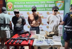 Caen integrantes de “Los Cazadores de Tambopata” por planear asaltos a mineros en Madre de Dios