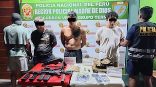 Caen integrantes de “Los Cazadores de Tambopata” por planear asaltos a mineros en Madre de Dios