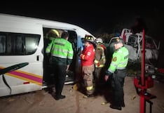 Triple choque en la Carretera Central deja varios heridos en La Oroya