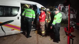 Triple choque en la Carretera Central deja varios heridos en La Oroya