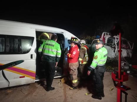 Triple choque en la Carretera Central deja varios heridos en La Oroya
