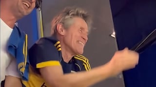 Willem Dafoe, el recordado “Duende Verde” de Spiderman, apareció celebrando triunfo de Boca Juniors (VIDEO)