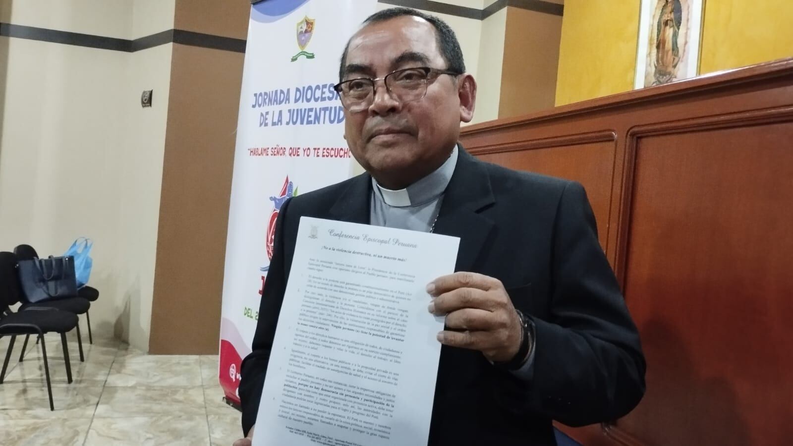 Marco Antonio Cortez Lara informó que la Conferencia Episcopal Peruana emitió un pronunciamiento. (Foto: GEC)