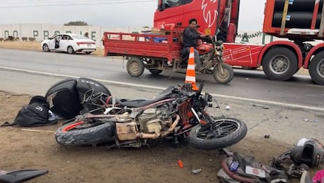 La Libertad: Motociclista fallece tras impactar contra camión