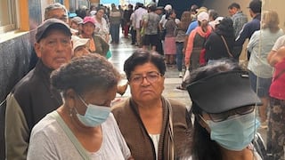 Chiclayo: largas colas desde la madrugada para acceder a citas en EsSalud