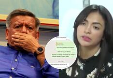 Revelan presuntos chats entre Yaziré Pinedo y César Acuña: “Cuando venga a Lima lo visito”