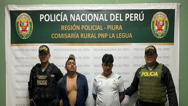 Piura: Caen dos presuntos integrantes de la banda delictiva “Las Fieras de Buenos Aires”