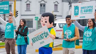 Auxiliatón 2025 busca recaudar S/1.5 millones para combatir el hambre en el Perú