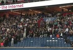 Estadio del PSG fue quedando vacío: ultras se marcharon antes del pitazo final (VIDEO)