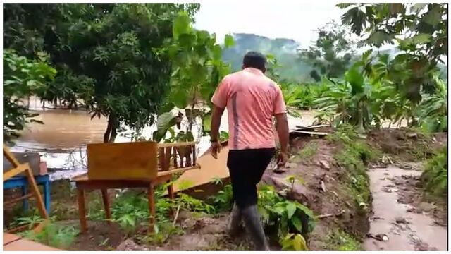 Desastre en Selva Central  afectó 70 mil alumnos que suspendieron clases 