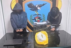 Detienen a pareja con un kilo de marihuana en el Cercado de Arequipa