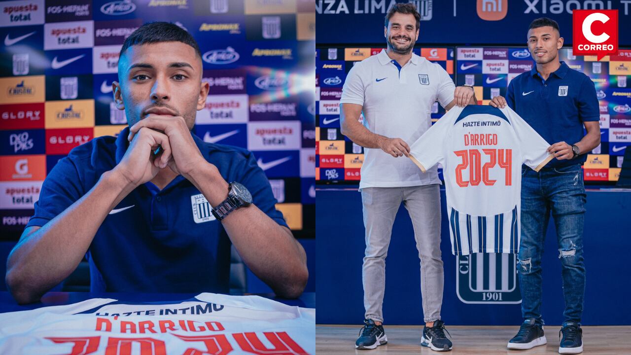 Jhamir D’Arrigo firmó con Alianza Lima para cuatro temporadas.