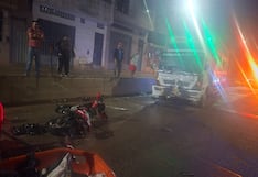 Chiclayo: un fallecido y dos heridas graves tras choque entre moto y camión en JLO