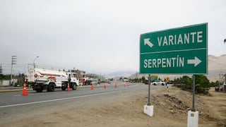 MTC prohíbe transporte de pasajeros en el Serpentín de Pasamayo desde 2026