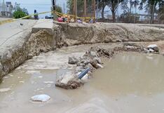 Piura: Trabajos de pistas y veredas originan rotura de red matriz en Juan Pablo II