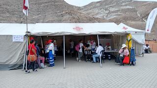 Santuario Virgen de Chapi: 4 traslados en ambulancia y 2 mil 700 atenciones de la Cruz Roja