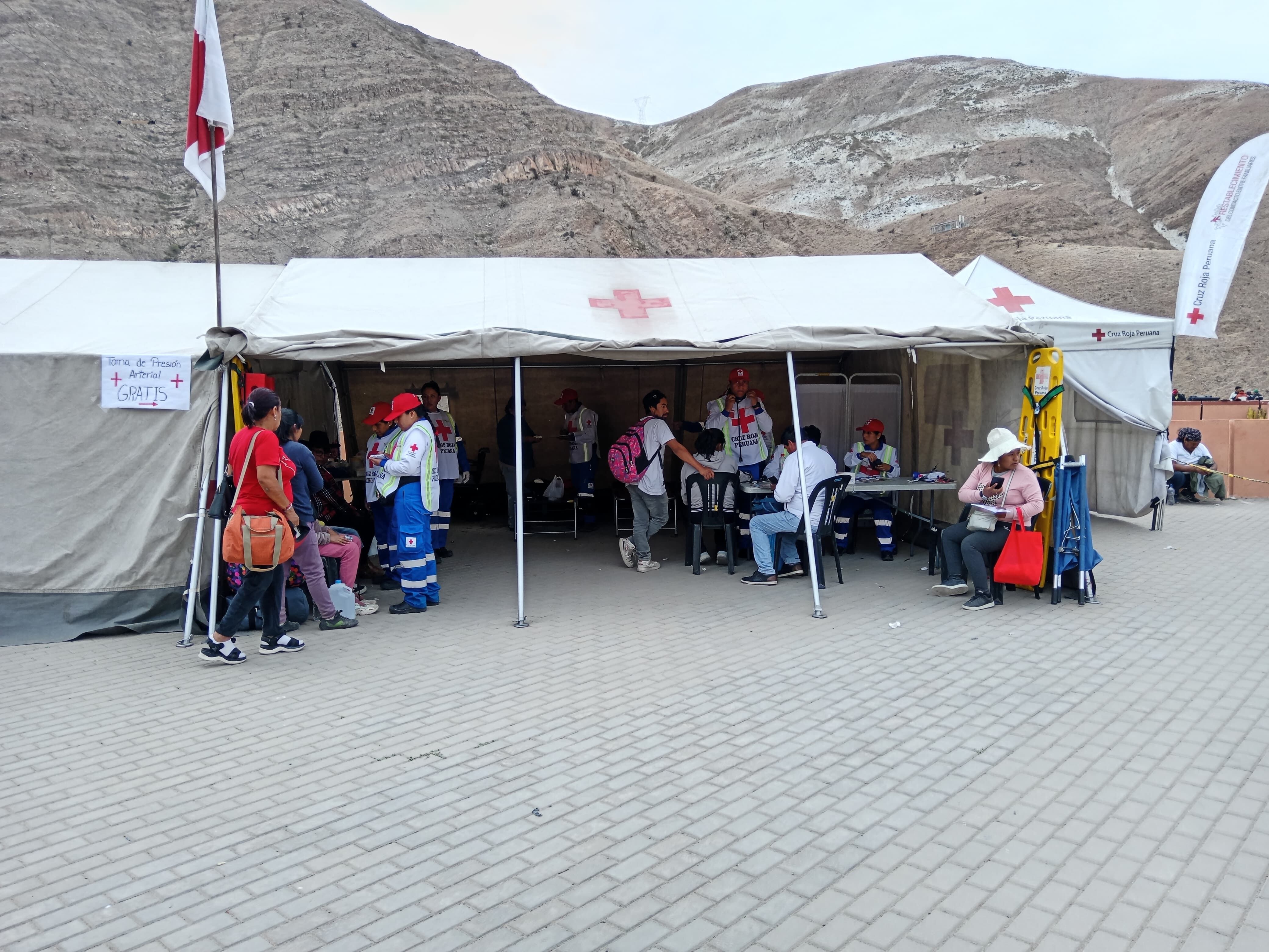Atenciones en la Cruz Roja. Foto: GEC.