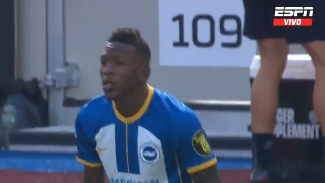 Pervis Estupiñán: el lateral ecuatoriano debutó en Brighton