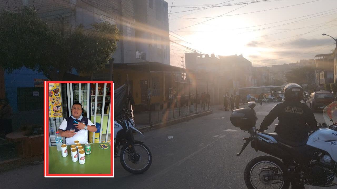 La víctima se encontraba tomando cerveza en los exteriores de una vivienda de la cuadra 14 de la calle José Olaya.