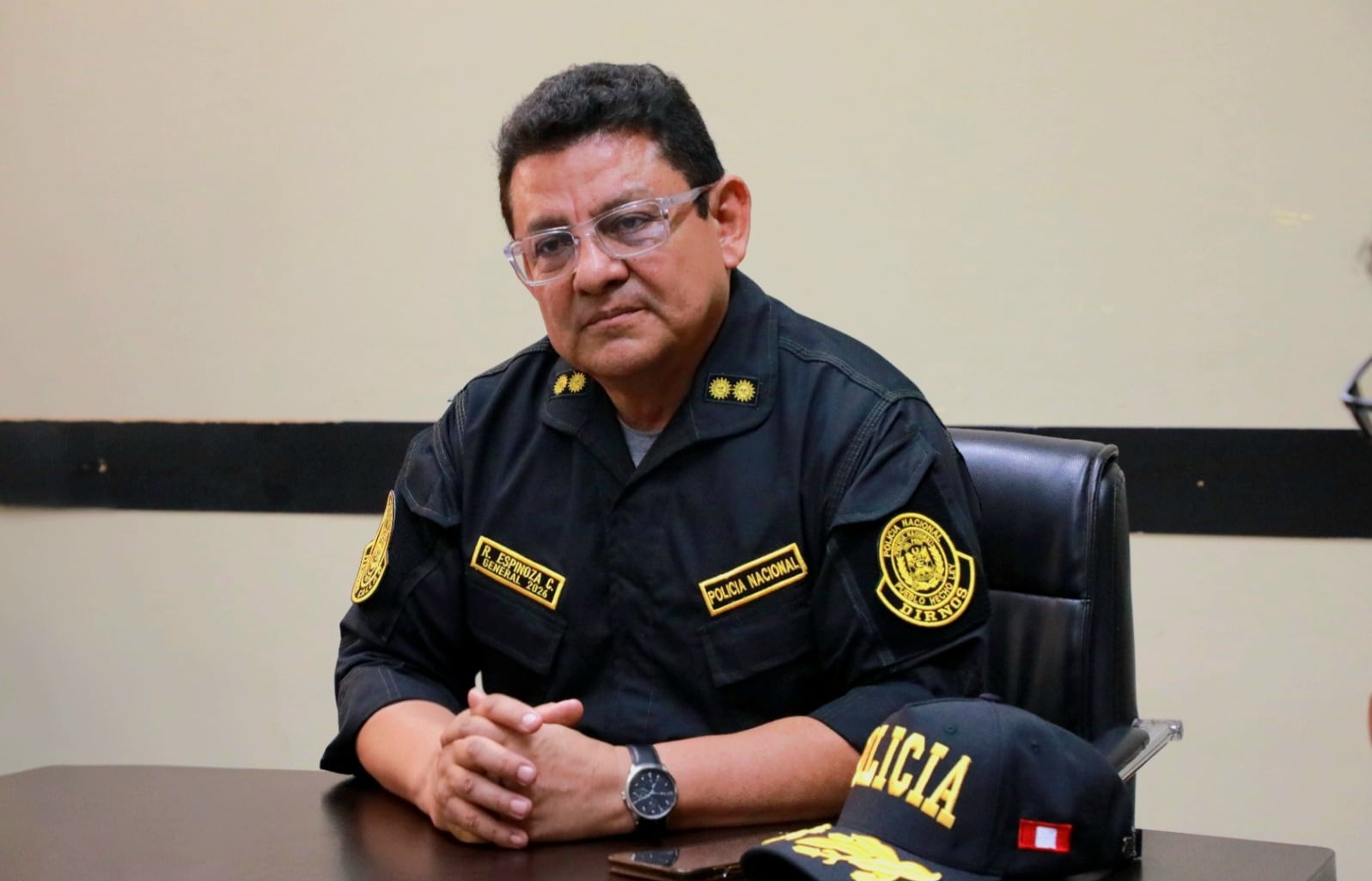 Jefe de la Policía Nacional en La Libertad debió presentarse ayer a fin de exponer su plan para frenar la ola criminal, pero no asistió.