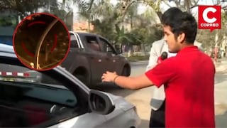 Mecánico se sube a auto en movimiento para evitar robo en Puente Piedra (VIDEO)