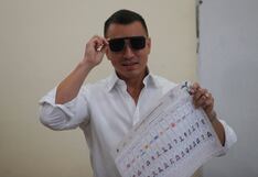 Elecciones en Ecuador: Presidente Noboa vota sin hacer declaraciones y esperará en Quito los resultados