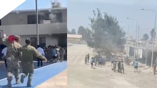 Pisco: se registró amago de incendio en sala de cómputo del colegio FAP de San Andrés