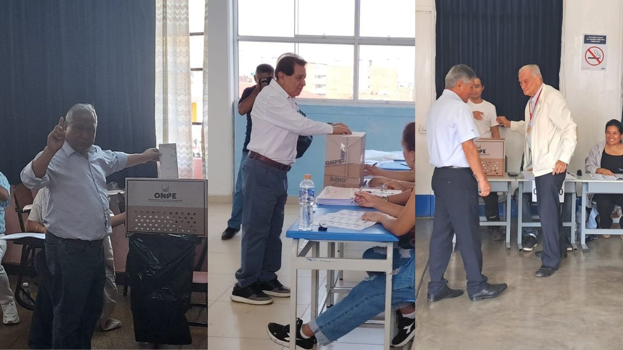 Postulantes acudieron a las urnas para cumplir con su deber cívico.