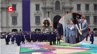 Señor de los Milagros: Keiko Fujimori rindió homenaje al Cristo Moreno en Palacio de Gobierno (FOTOS)
