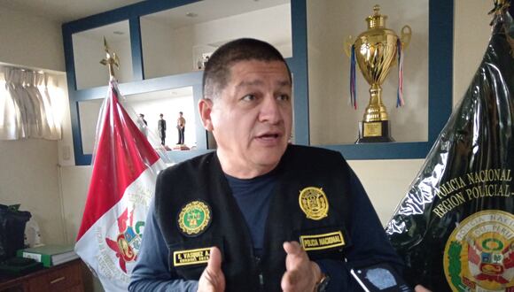 El jefe de la División de Investigación Criminal (Divincri) Arequipa, coronel PNP Edward Vásquez. (Foto: GEC)